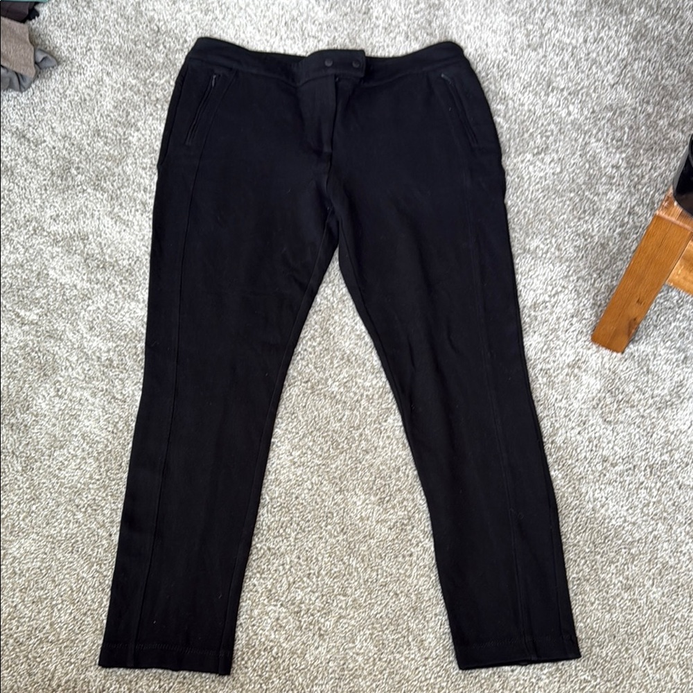 LOFT Black Slim Fit dress Pants 12